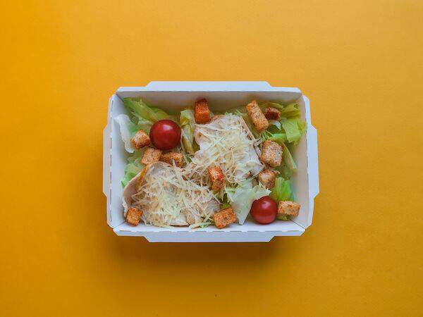 Кухня - Салат Цезарь с курицей