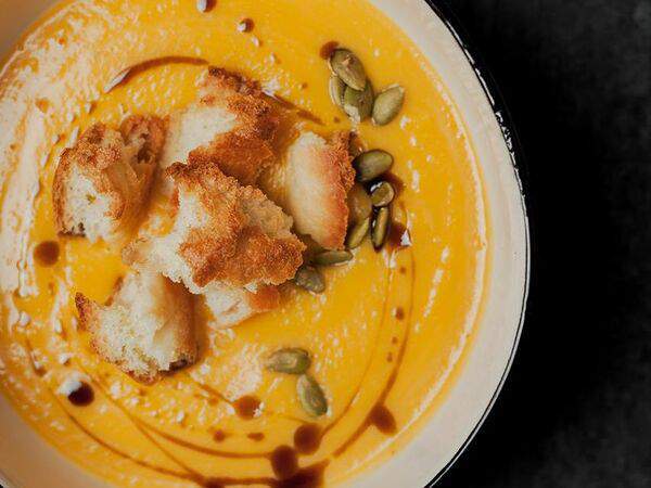 Хачапури для Пушкина - Тыквенный крем-суп