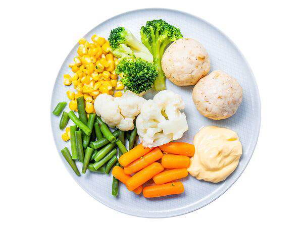 Мандарин - Куриные фрикадельки с овощами