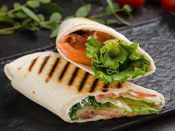 Рыба закусывала - Фрэш-ролл с лососем