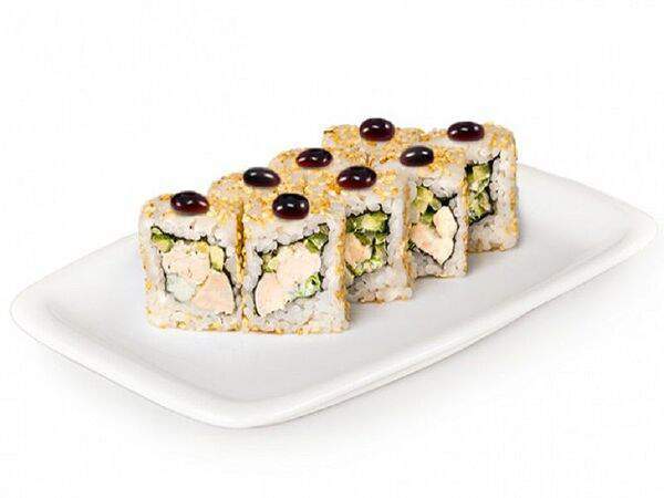 Суши линк - Чикен Бонито ролл с Унаги соусом