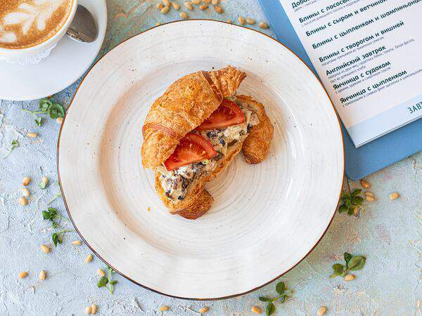 Кофебулка - Круассан с курицей