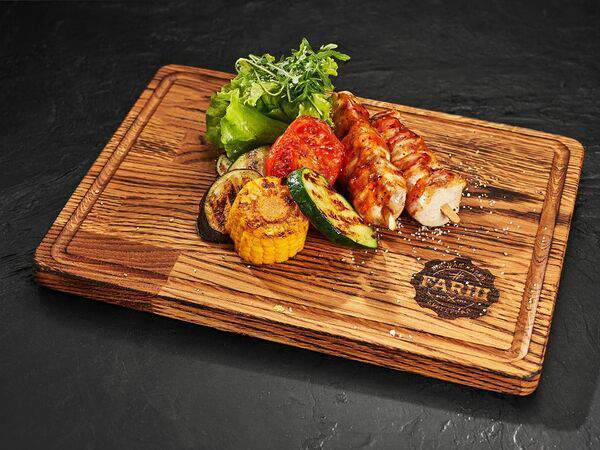 #FARШ - Шашлычки из куриной грудки с овощами гриль