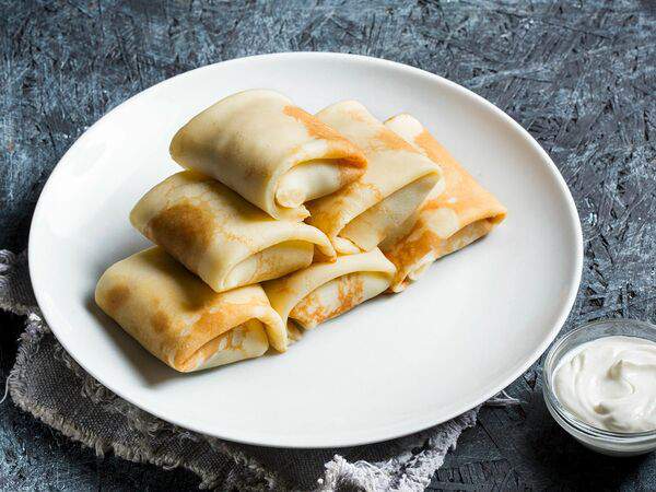 Шоколадница - Большая порция блинчиков с мясом