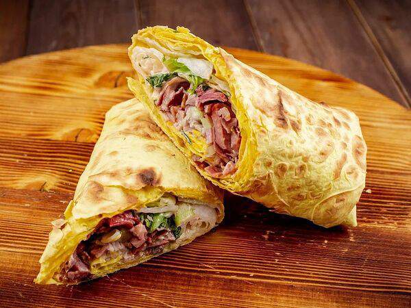 Pizza Hub - Шаверма с колбасками гриль