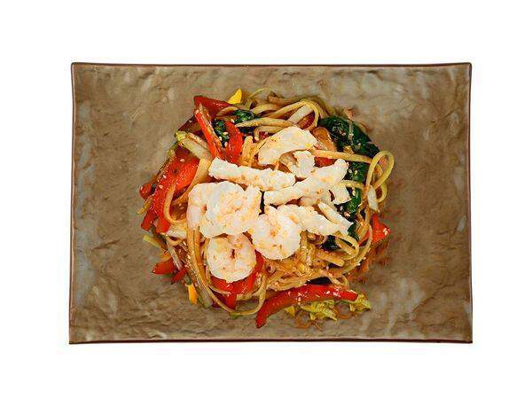 Алые паруса - Удон с морепродуктами