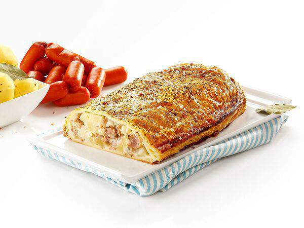 Пекарня Konigsbacker - Штрудель с картофелем и немецкими колбасками