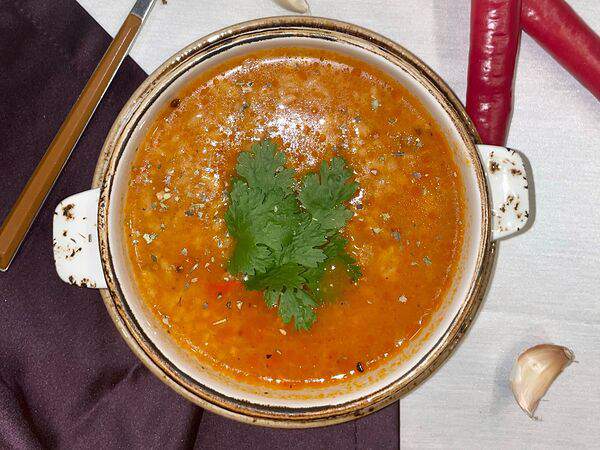 Вилла Подлипки - Суп харчо острый