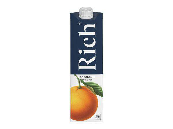 Рыба закусывала - Сок апельсиновый Rich