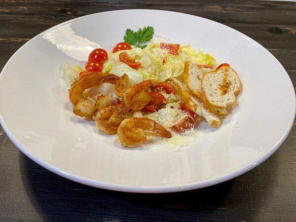 Синий Лось - Цезарь с тигровыми креветками