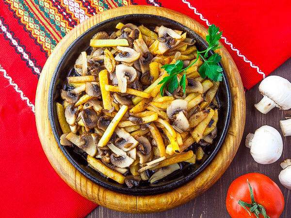 Трактир Старый Амбар - Картошка с грибами