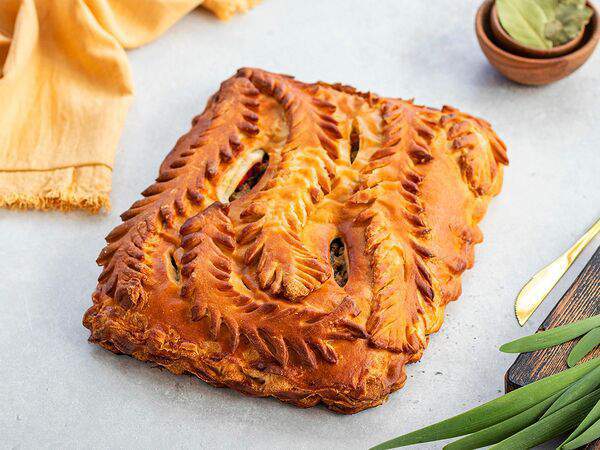 Машенькины пироги - Киевский расстегай с мясом и болгарским перцем