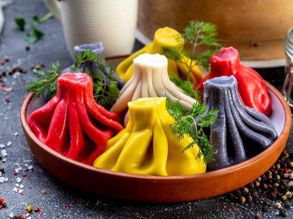 My megobari - Цветные хинкали