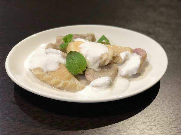 Грильяж - Вареники с вишней