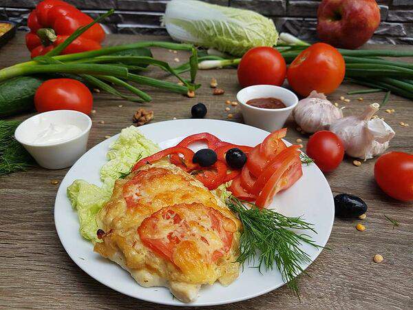 Ланч-кафе Baza Plaza - Мясо по-французски