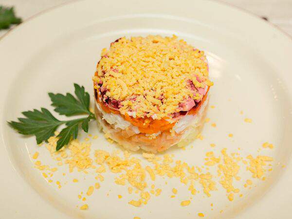 Царская охота - Салат Семга под шубой