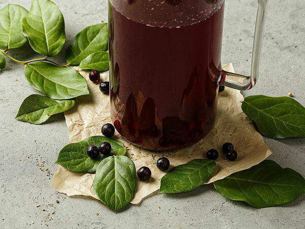 Вэлфед - Морс из чёрной смородины с корицей и лимоном