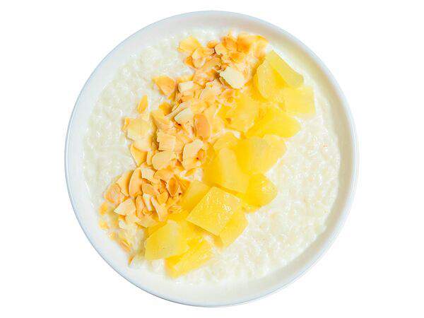 Мандарин - Каша рисовая с фисташками и грушей