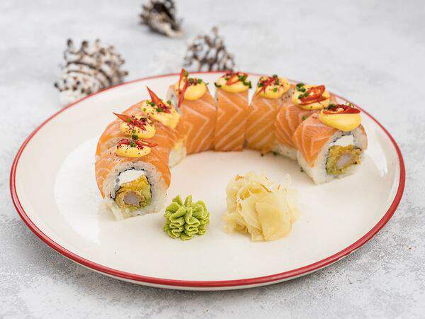 Pl bar - Май Тай ролл с манго и креветками