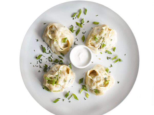 Дом еды - Манты с цыплёнком и картофелем