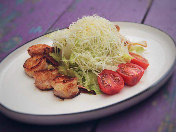 Food Mood - Цезарь с тигровыми креветками