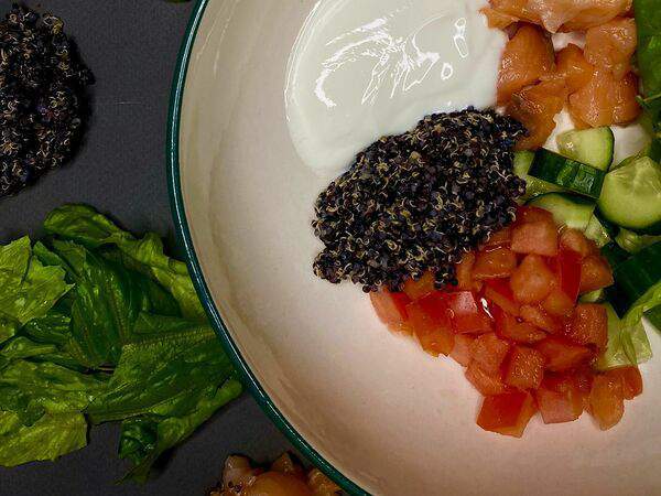 Беz прелюдий - Лосось киноа