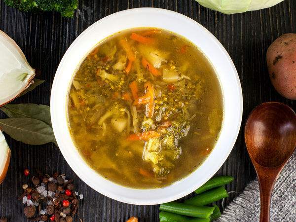 Горячий обед - Суп с брокколи