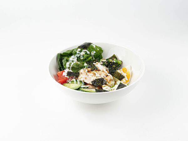 Avocado queen - Кобб салат с цыпленком,васаби-йогурт