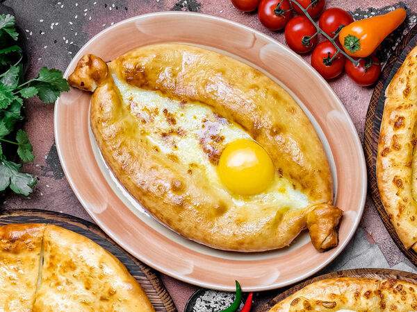 Бакладжан - Хачапури по-аджарски