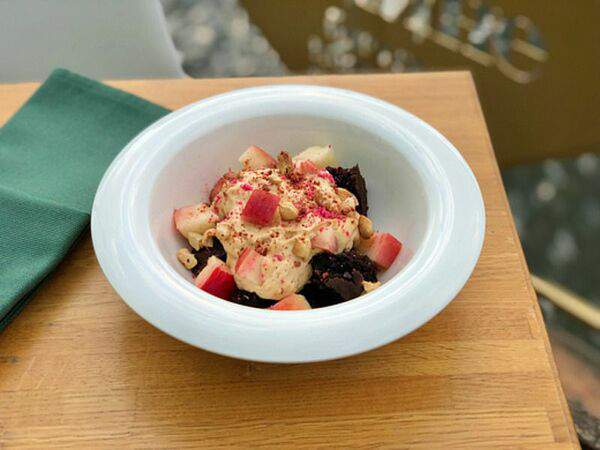 Лето на поляне - Сметанник с хурмой на поляне