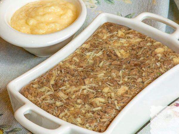 Оливье - Студень из говяжьей голени с горчицей