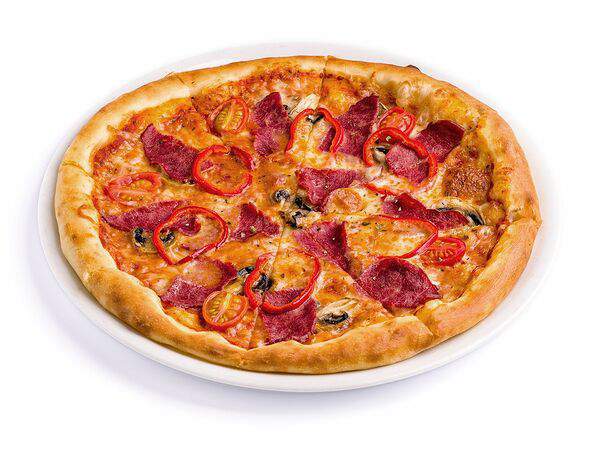 Гриль-бар Канистра - Пицца с копченой говядиной и грибами