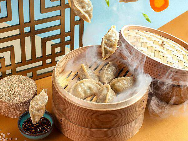 Сhino - Пельмени со свининой, креветками и грибами