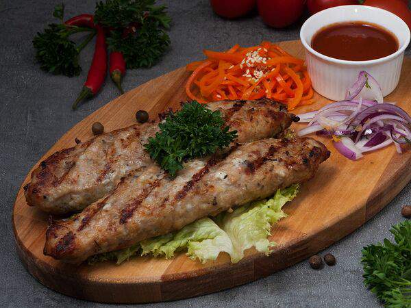 Мясо на углях - Люля-кебаб из курицы