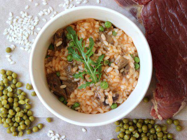 LIL KITCH - Ризотто с Говядиной BBQ и соусом Табаско