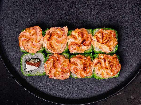 Fine sushi - Ролл запеченный с лососем