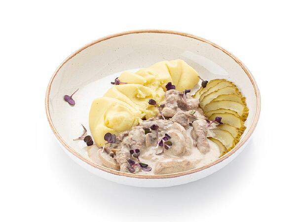 Шоколадница - Бефстроганов с грибами