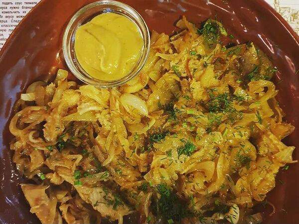 Лагман - Требуха жареная