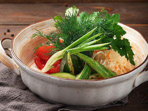 Седло - Маринованные овощи