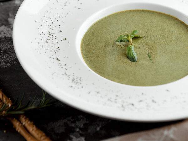 Квартира 162 - Шпинатный крем-суп с креветками