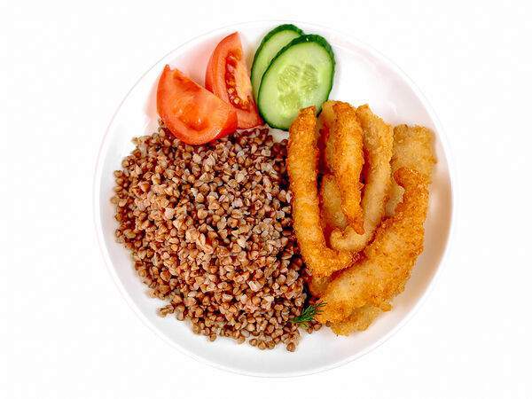 ЯркоЕда - Стрипсы куриные с гарниром