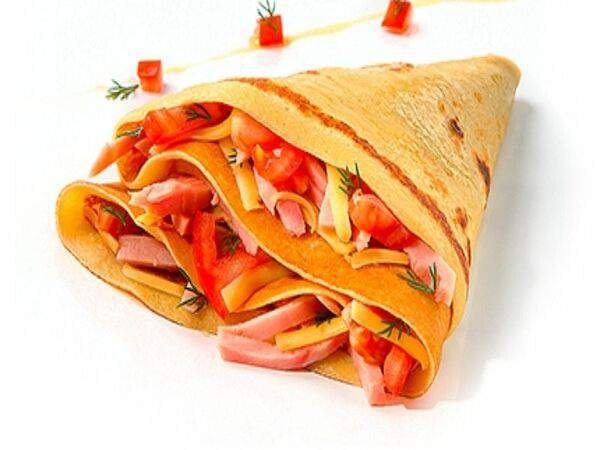 Ой блин - Блин с ветчиной