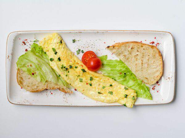Гастромаркет The Eda - Сливочный омлет с чиабаттой