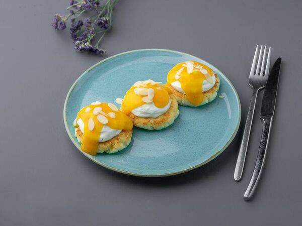 Едаеда - Сырники с манго