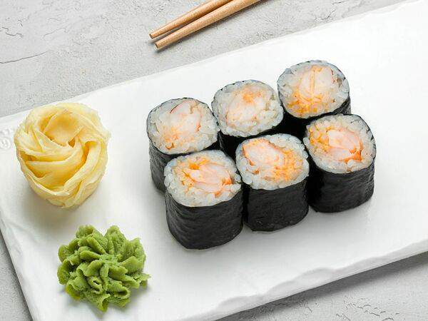 СушиСет - Мини-ролл с острой тигровой креветкой