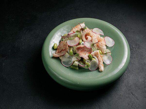 Цукини - Салат Пиренеи с кальмаром