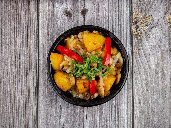 Хинкал Хаус - Жареный картофель с грибами