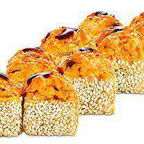 Самые Японские Суши - Ролл запеченный с угрем и лососем