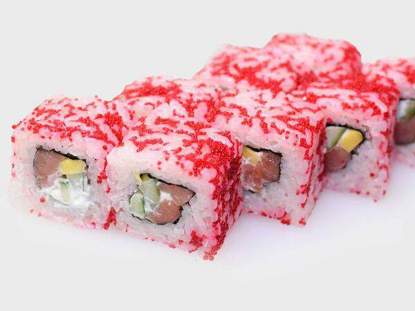 Суши на дом - Калифорния с лососем