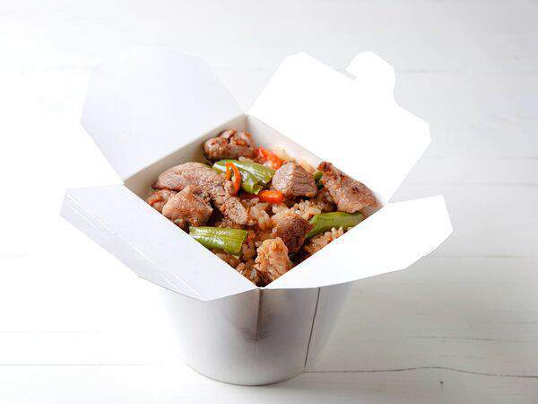 Суша - Тяхан со свининой в сливочном соусе